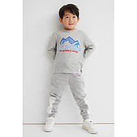 Детские спортивные штаны джоггеры Arctic Peak H&M на флисе на мальчика р.134 - 8-9 лет /69004/