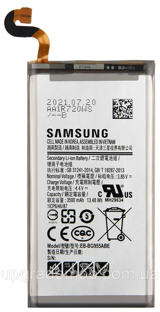 Акумулятор акб батарея EB-BG955ABA/EB-BG955ABE Samsung G955 Galaxy S8+ 3500mAh