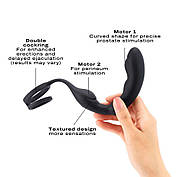 Dorcel P-кільцевий масажер Provate з ерективним кільцем та дистанційним керуванням, фото 5