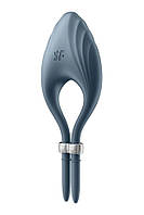 Ерекційне вибокольце ласо Satisfyer Duelist Dark Blue, 10 режимів, потужний двигун