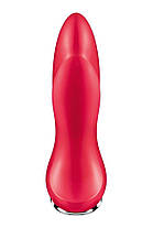 Анальна смарт-вібропробка з перловим масажем Satisfyer Rotator Plug 1+ Red, фото 3