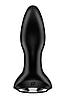Anal Smart Vibra з перловим масажем задовольняє ротатора 2+ чорний, фото 6