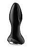 Anal Smart Vibra з перловим масажем задовольняє ротатора 2+ чорний, фото 8