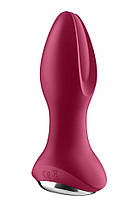Anal Smart Vibra з перловим масажем задовольняє ротатора 2+ фіолетова, фото 3