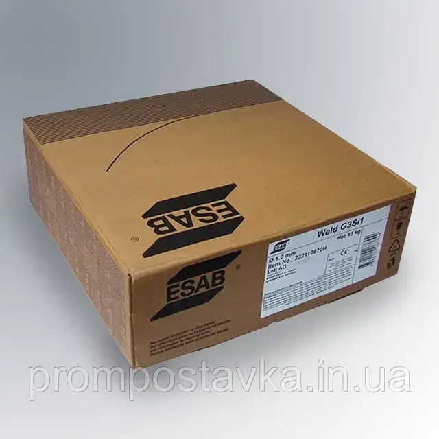 Зварювальний дріт ЕSAB Weld G3Si1 1.2м