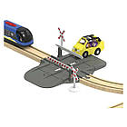 Дерев'яна залізниця PlayTive Junior 60 ел. Німеччина (Brio, Hape, Viga Toys, Ikea), фото 5
