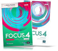 Focus 2nd edition 4, Student's book + Workbook / Учебник + Тетрадь английского языка