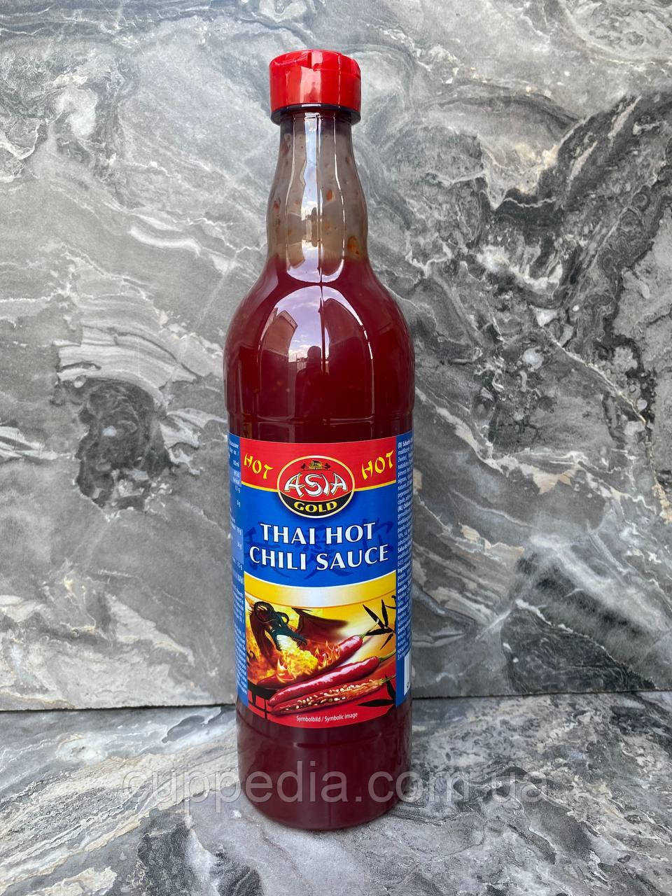 Гостро-солодкий соус Asia Gold Sweet chilli Hot (гострий) 700 мл, фото 1