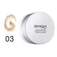 Пудра для матирования Bioaqua loose powder, тон 03 (светлый натуральный)