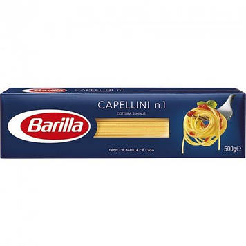Макароні BARILLA 1 CAPELLINI, 500 г