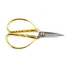 Ножиці гострі золоті довжина різу 4cм INN011, фото 4