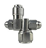 Поворотний механізм подовжувача для безповітряного фарбування 7/8 Silver, фото 2