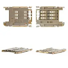 Конектор SIM Nokia 202 Asha, 203 Asha, 300 Asha, 311 Asha, 7230 (High Copy)