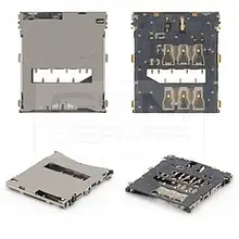 Конектор Sim Sony C6602, C6603, C6606 (High Copy)