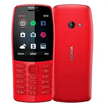 Кнопковий телефон Nokia 210 Red Dual Sim