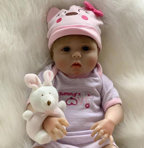 Силиконовая Коллекционная Кукла Реборн Reborn Девочка Мила ( Виниловая ...