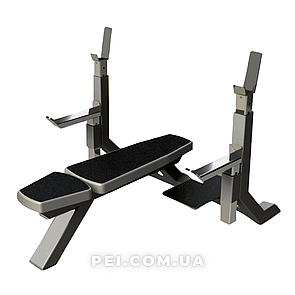 Лава для жиму зі стійками + регульовані страховки та тримачі штанги CH2017