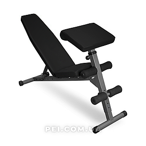 Лава для жиму регульована з негативним кутом нахилу + парта Скотта CH2022