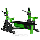 Лава для жиму лежачи зі стійками, домкратна CF3022, фото 2