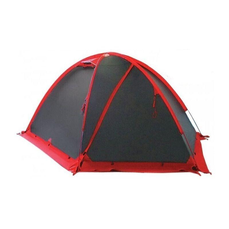 Палатка експедиційна 2 місцева Tramp сіро-червона 20x210x120 см. 138229