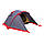 Палатка експедиційна 4 місцева Tramp сіро-червона 410 x220x140 см. 138226, фото 3