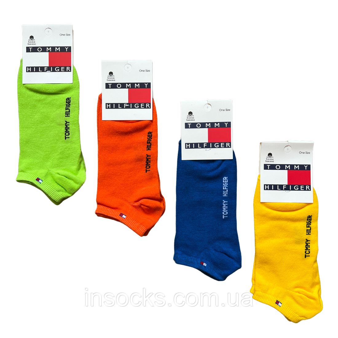 Шкарпетки жіночі "Tommy Hilfiger" хб, демісезонні. 36-40р. Короткі., фото 1