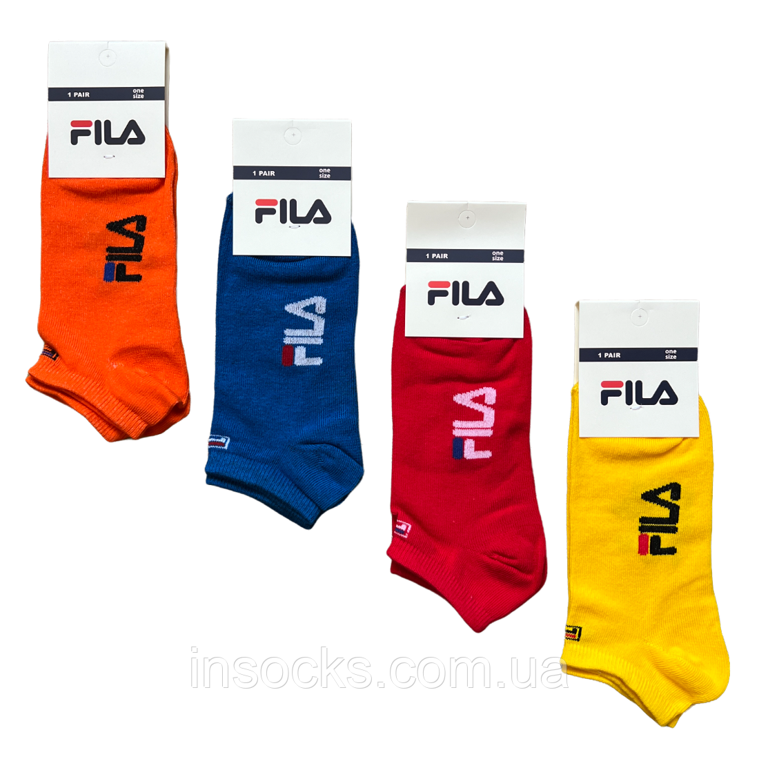 Шкарпетки жіночі "Fila" хб, демісезонні. 36-40р. Короткі., фото 1