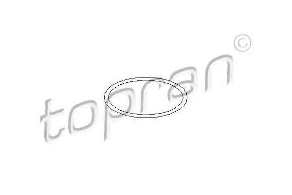 Однорідне кільце, балачок кришки; Обручка TOPRAN AUDI A1 (8X1, 8XF) (2010)