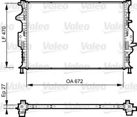 радіатор, охолодження двигуна VALEO FORD CMAX II (2010)