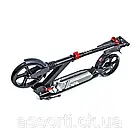 Двоколісний Самокат Scale Sports SS-07 Black Led-ліхтарик, фото 3