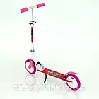 Двоколісний самокат Складаний Scooter 460 Pink, фото 4