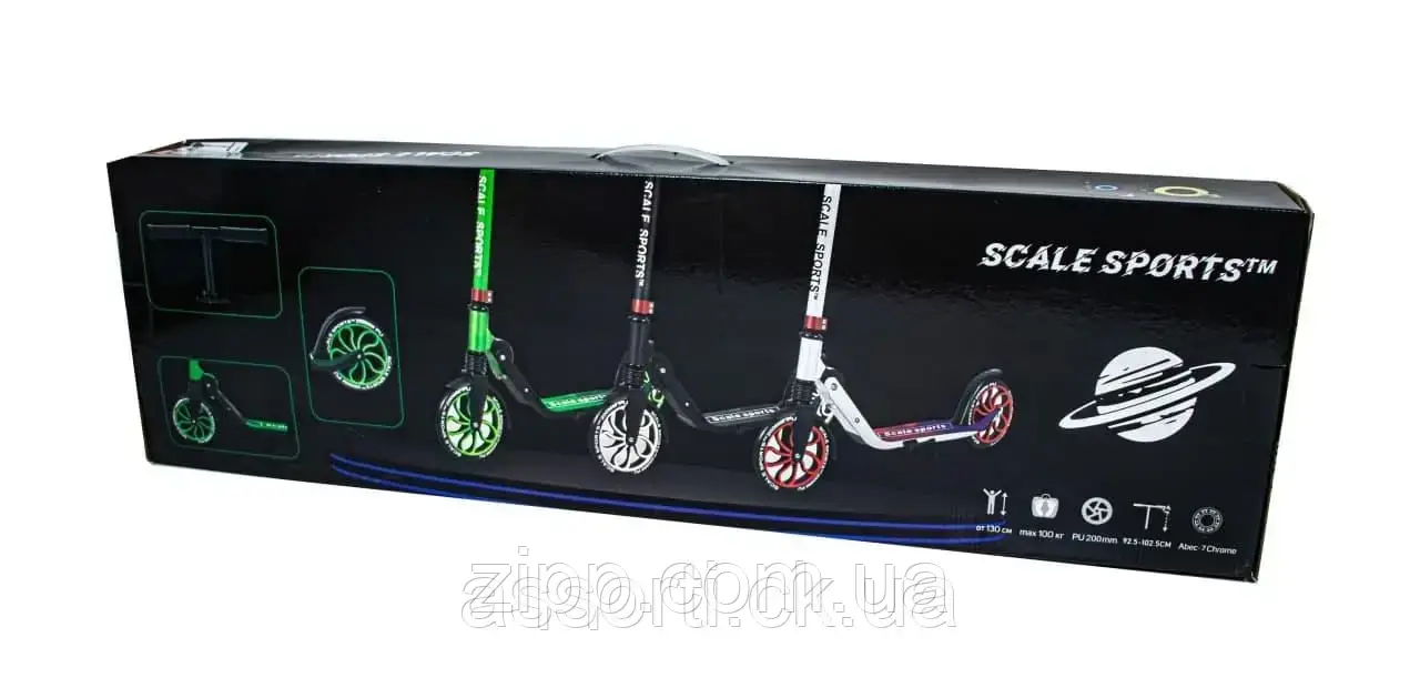 Двоколісний Самокат Scale Sports SS-17 Зелений