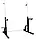 Стійки для присідань жиму лежачи або стоячи до 200 кг під штангу + страховка + бруси (профіль 40х40х2 мм) R_1202, фото 3