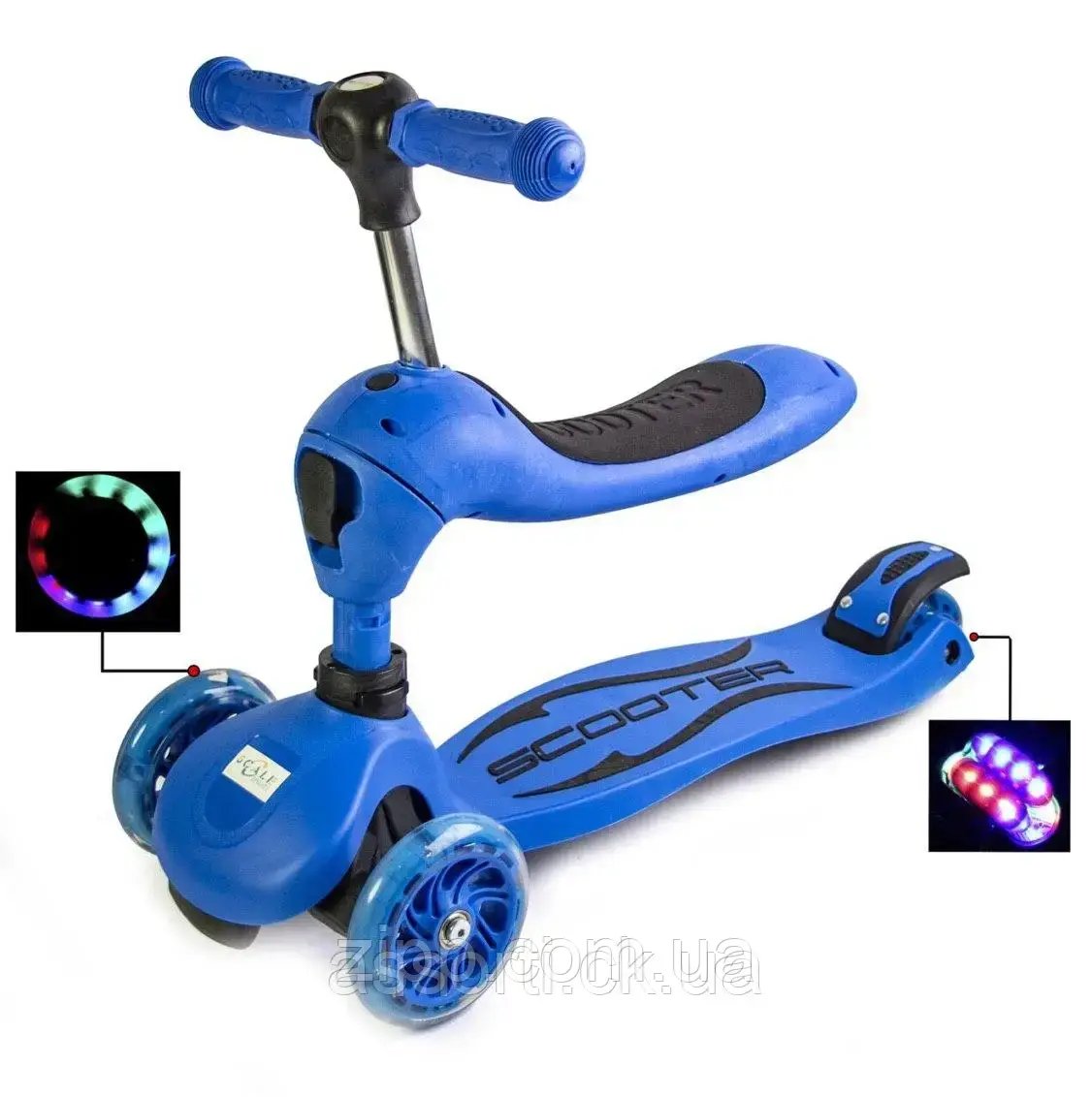 Самокат-трансформер Scale Sports Blue