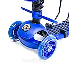 Самокат Scooter Бджілка 5in1 Герої Blue зі світлом і музикою, фото 3