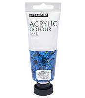 Акрилова фарба Art Ranger "Glitter blue" пласт туб 75мл