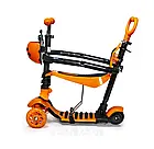 Самокат 5in1 "Божа корівка" Orange з бортиком, фото 3
