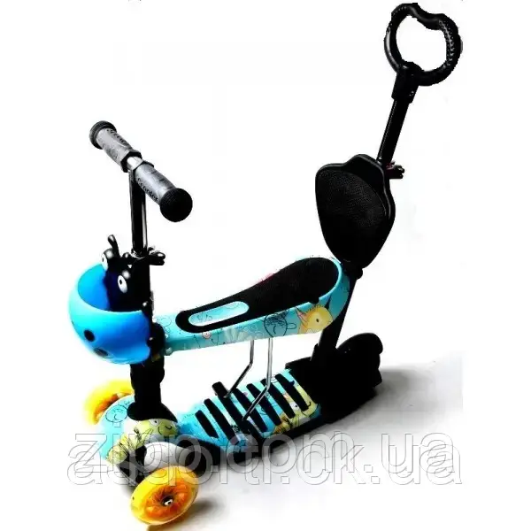 Самокат Scooter Cool Cat 5in1 з малюнком оптом