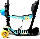 Самокат Scooter Cool Cat 5in1 з малюнком оптом, фото 5