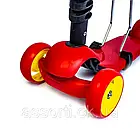 Самокат Scooter Smart 3in1 Червоний колір (Смарт-колеса), фото 4