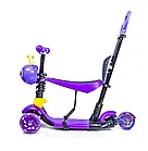 САМОКАТ SCOOTER "БДЖІЛКА" 5IN1. VIOLET, фото 3