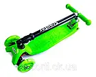 Дитячий самокат MAXI Green Складна ручка, фото 4