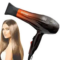 Фен Gemei -1719 1800W Чорно-жовтогарячий