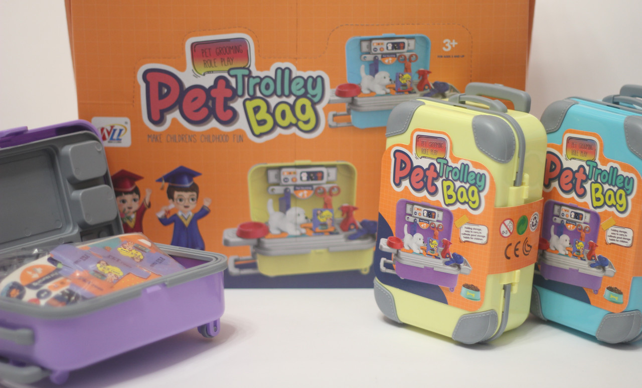 Дитячий набір ветеринара "Pet Trolley Bag"