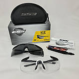 Окуляри тактичні ESS ICE 2X NARO (дужки 2шт. + лінзи 2 шт), 740-0001, фото 4