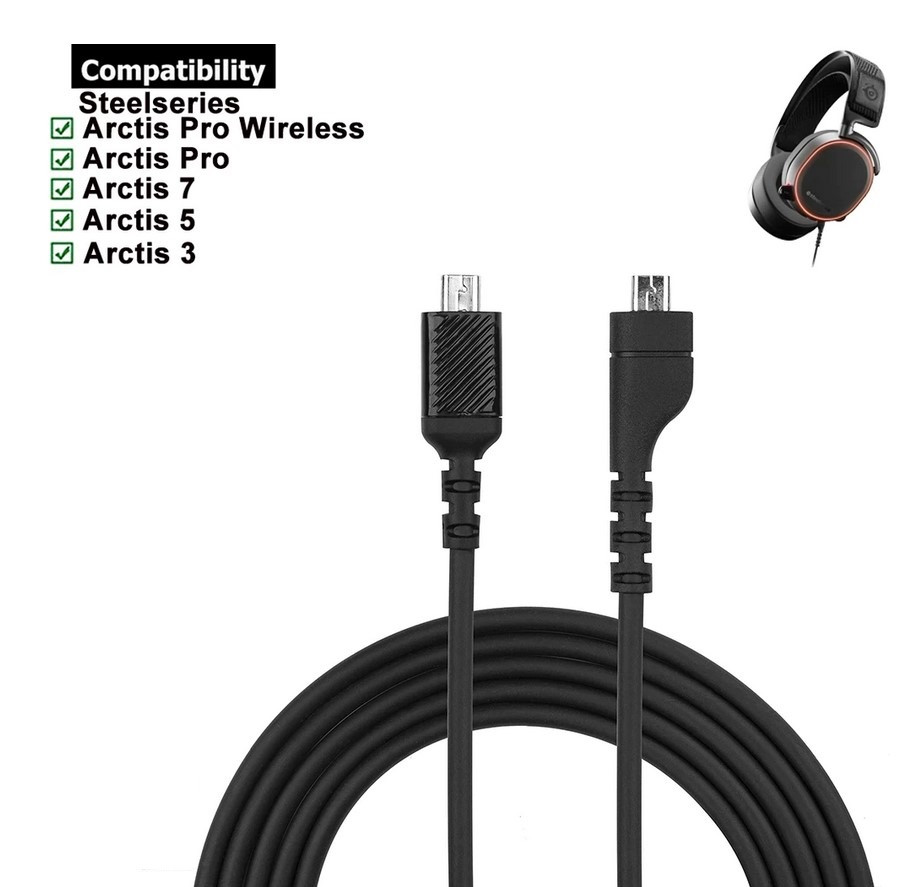 Кабель дріт для навушників SteelSeries Arctis 3 Arctis 5 Arctis 7 Arctis Pro Wireless Arctis Prime