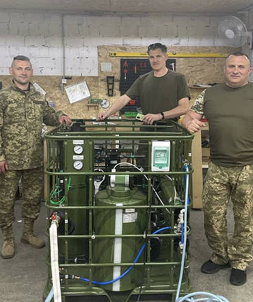 Малогабаритна Мобільна станція очищення води з осмосом IBCRO-240 UA (до 10м3/добу) для ЗСУ, фото 3