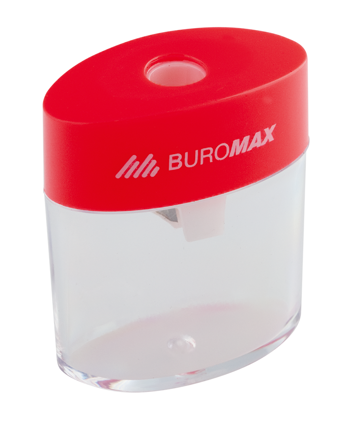 Чинка TUBE, 1 отв., контейнер, пластиковий корпус