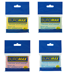 Блок паперу для нотаток , 51х76 мм, 100 арк., асорті