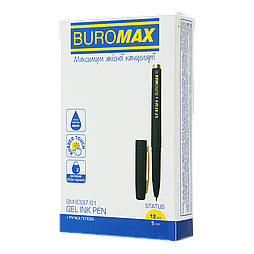 Ручка гелева Rouber Touch, 1.0мм, сині чорнила